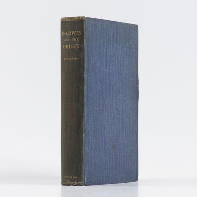 Charles Darwin and the Origin of Species. Addresses, etc. in America and England in the year of the two anniversaries. By Edward Bagnall Poulton ... Published Nov. 24, 1909, being the fiftieth anniversary of the publication of 'On the Origin of Species'.