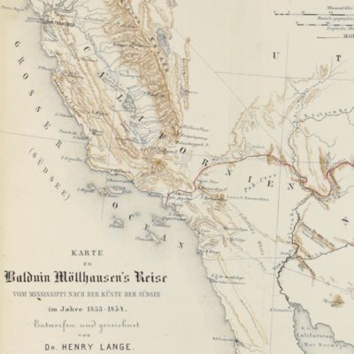B. Möllhausens' Reizen, tochten en avonturen in Amerika. Met een voorbericht en aanbevolen door A. von Humboldt. Met platen en kaart. Nieuwe uitgave. I-II. [Complete].