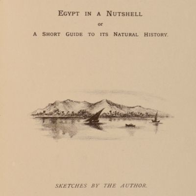 Egypt in a nutshell or a short guide to its natural history.