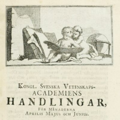Kongl. Svenska Vetenskaps Academiens Handlingar, för År 1753. Vol: XIV.