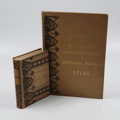 Borneo-Expedition. Geological explorations in central Borneo (1893-94). English revised edition with an appendix on fossil Radiolaria of Central-Borneo by Dr. G. J. Hinde.