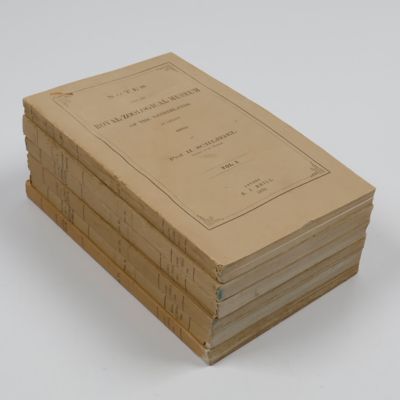 Notes from The Leyden Museum. Volumes I - VI.