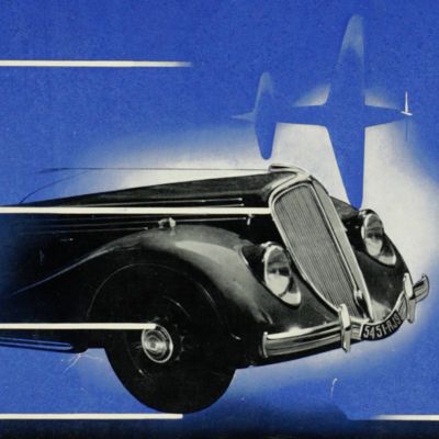 A set of automobile brochures 1936-1948.