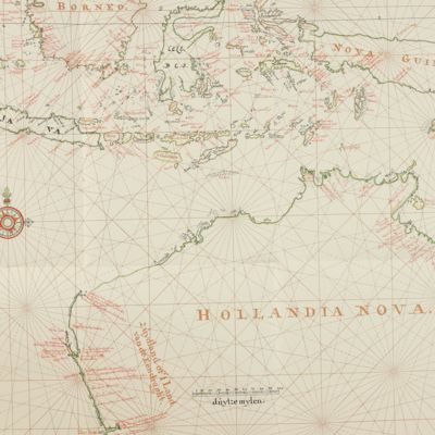 Het aandeel der Nederlanders in de ontdekking van Australië 1606-1765. The part borne by the Dutch in the discovery of Australia 1606-1765.