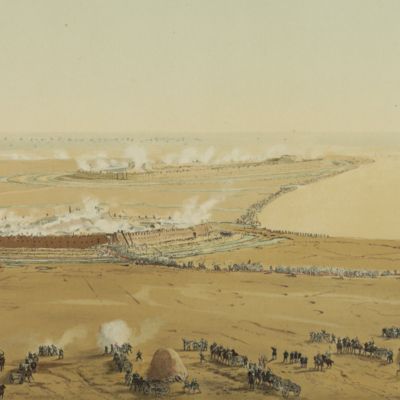 image for Attaque & prise des forts du Pei-Ho (le 21 aôut 1860, par les troupes Françaises et Anglaises).