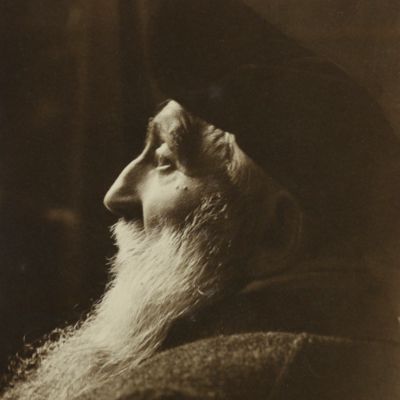 [Original photograph of Auguste Rodin at an old age]