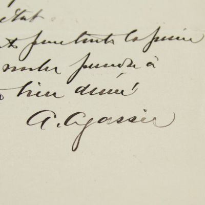 image for Original handwritten letter, signed.