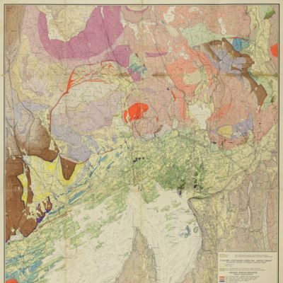 image for Geologisk kart over Oslo og Omegn (1:50.000).