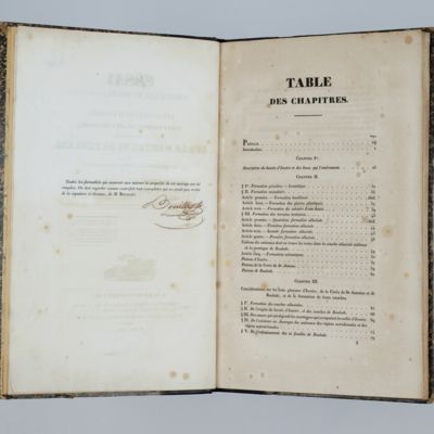 Catalogue des espèces et variétés de mollusques terrestres et fluviatiles, observés jusqu'a ce jour a l'état vivant, dans la Haute et la Basse-Auvergne (départemens de Cantal, du Puy-de-Dôme et partie de celui de la Haute-Loire); suivi d'un autre catalogue des espèces fossiles recueillies récemment dans les diverses formations tertiaires des mêmes départemens. [AND] Coquilles fossiles du calcaire d'eau douce du Cantal.