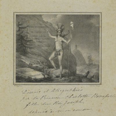 image for Vues pittoresques de l'Amerique dessinés par la Comtesse Charlotte de Survilliers 1824. [Picturesque American Scenes by Charlotte Napoléone Bonaparte].