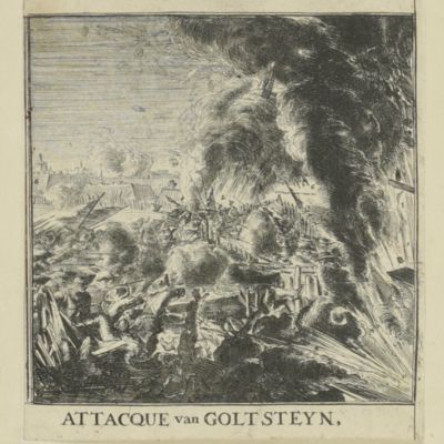 Attacque van Golt Steyn. [Original print].