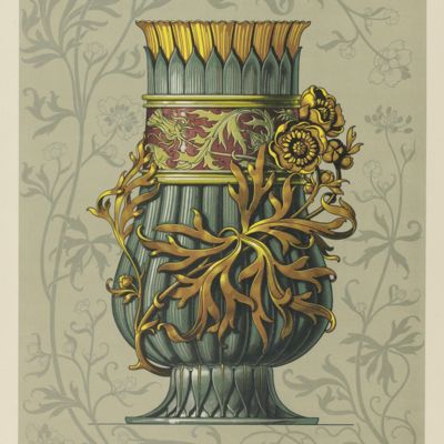 Die Pflanze in der decorativen Kunst. Plate 102 [vase].