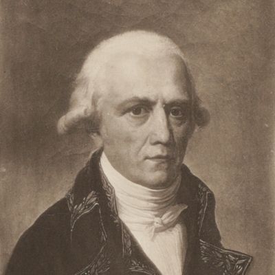 [Portrait by Charles Thévenin].