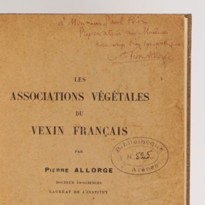 Les associations végétales du Vexin français.