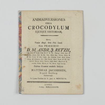 Animadversiones circa Crocodylum ejusque historiam.