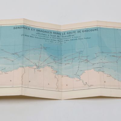 Les explorations sous-marines du "Travailleur" dans l'Océan Atlantique et dans la Méditerranée wen 1880 et 1881.