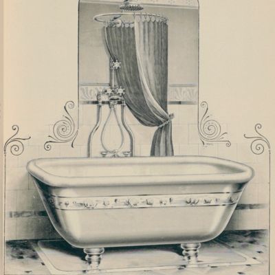 1901 Haupt-Katalog der Sanitas Actiengesellschaft in Hamburg. [Bathroom and toilet furniture catalogue].