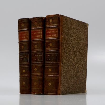 Encyclopédie Méthodique. Théologie. I-III. [Complete].