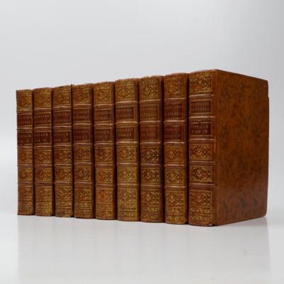 image for Histoire naturelle, générale et particuliére, avec la description du cabinet du roi. Histoire naturelle des oiseaux 1-9. [The complete birds, including supplement].