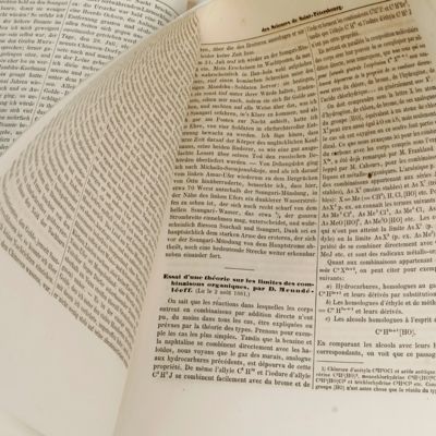 Essai d'une théorie sur les limites des combinaisons organiques.