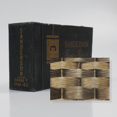 Sanderson Fancy Papers. Range F. 1961-1963. British Made.