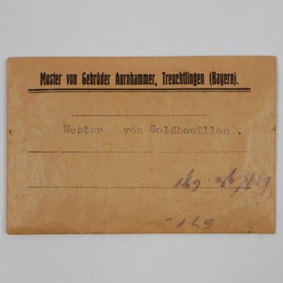 Muster von Gebrüder Aurnhammer, Treuchlingen (Bayern).